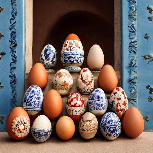 Porta Huevos De Ceramica